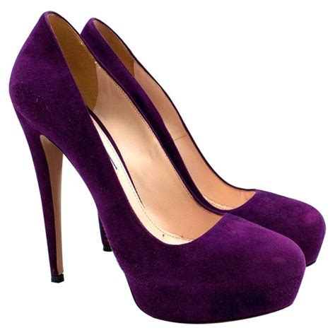 prada purple shoes|Prada sport suede purple.